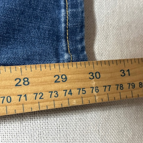 Wrangler Womens High Rise True Straight Leg Denim Jeans Size 14X32 - Picture 9 of 9